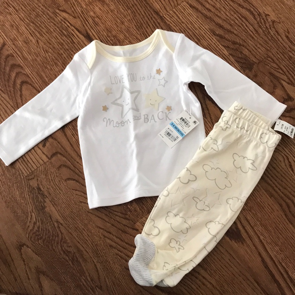Love you to the moon and back- baby set